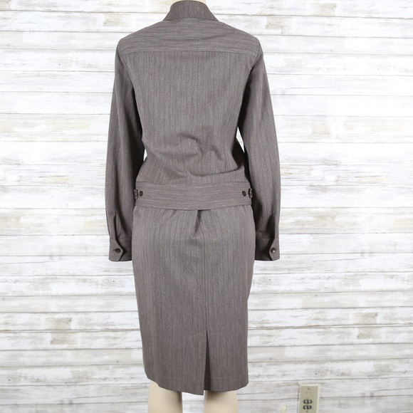 Caslon Brown 2pc Dress Skirt & Jacket sz 6 - Picture 4 of 5